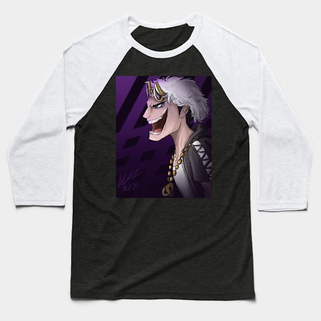 Team Skull Leader Guzma Baseball T-Shirt by HeatherC